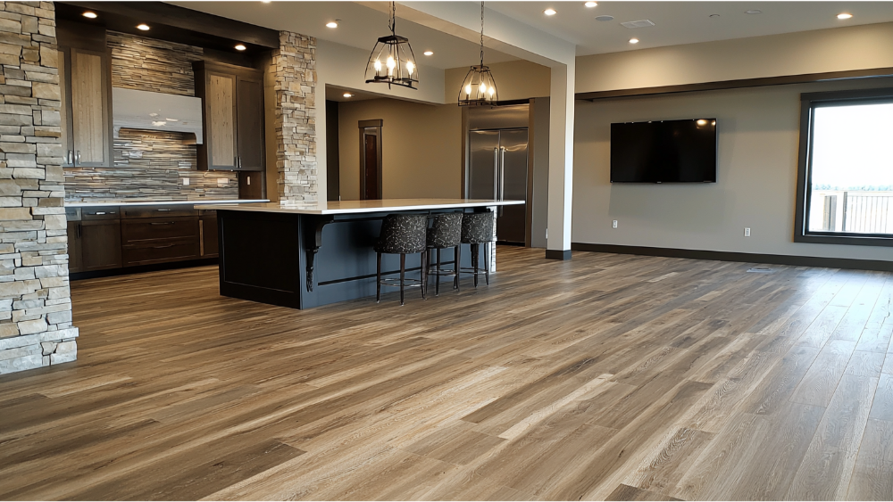 A home with lvp luxury vinyl plank flooring