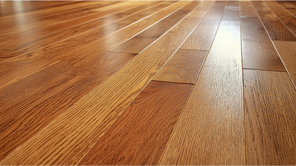 an up close look at laminate flooring in a home