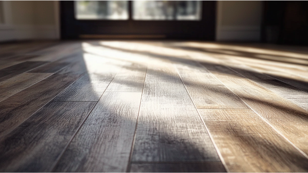 Luxury vinyl plank flooring
