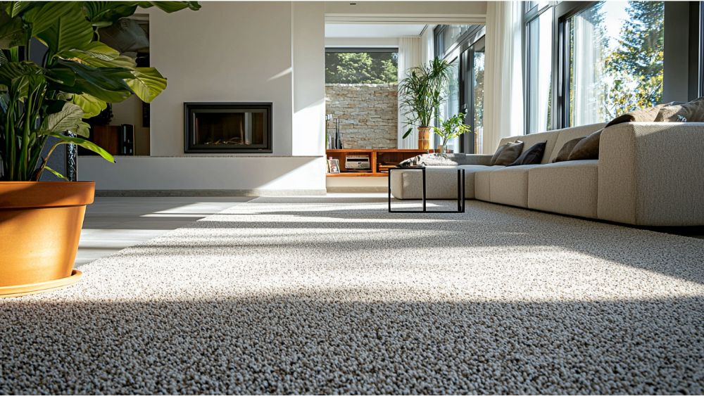 Carpet in a high traffic area