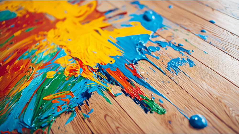 how to get paint off hardwood floors