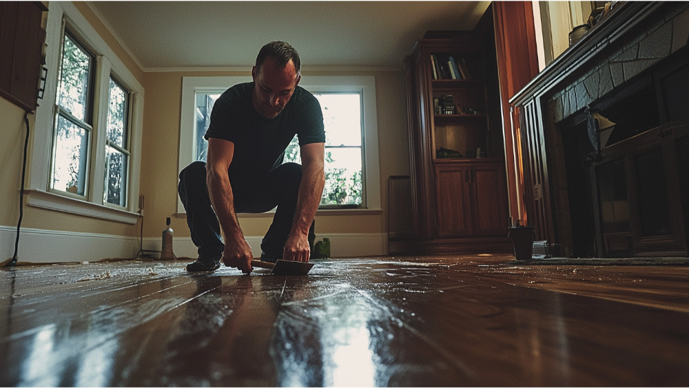 how to get wax off floor