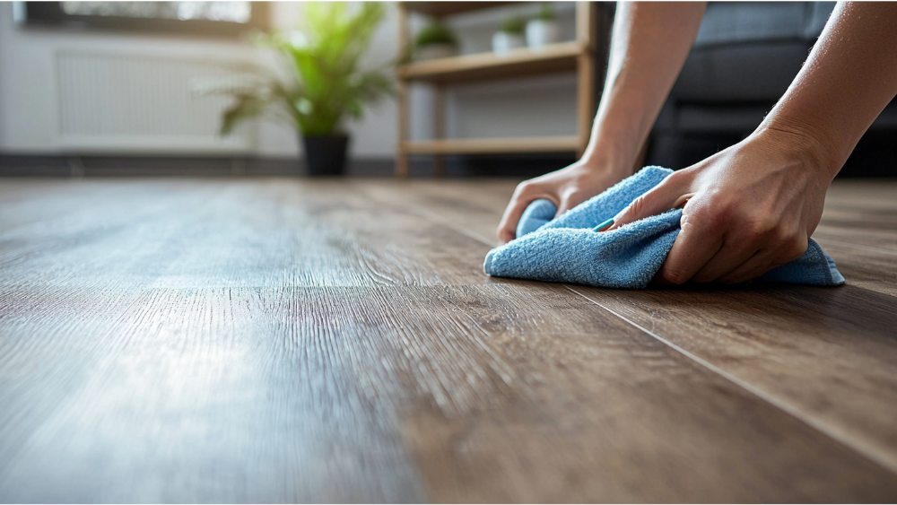 how to clean lvp flooring