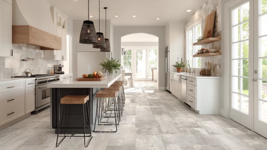 best tile for kitchen floor