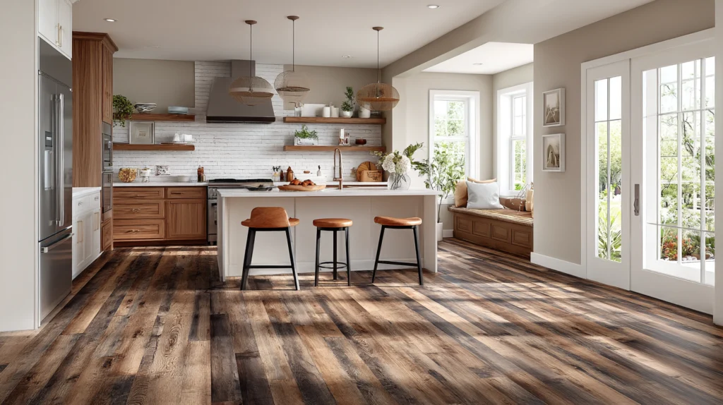 How Do Installers Cut Luxury Vinyl Plank Around Cabinets and Walls?